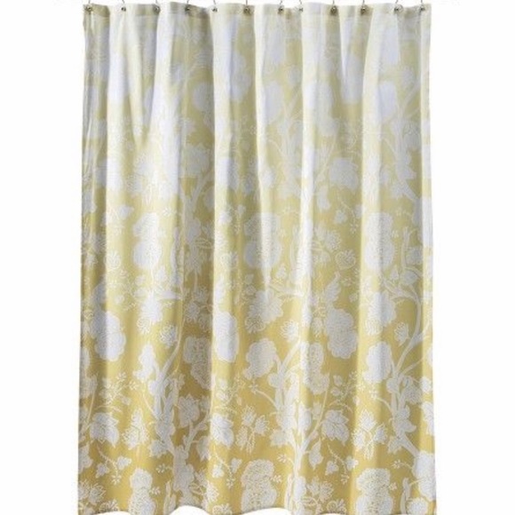 72” x 72” Threshold Yellow Ombré shower curtain - Picture 2 of 2